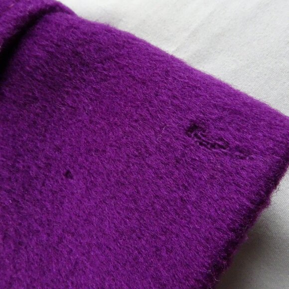 Cassidy Women Purple Wool Coat Size 4 - Picture 10 of 12